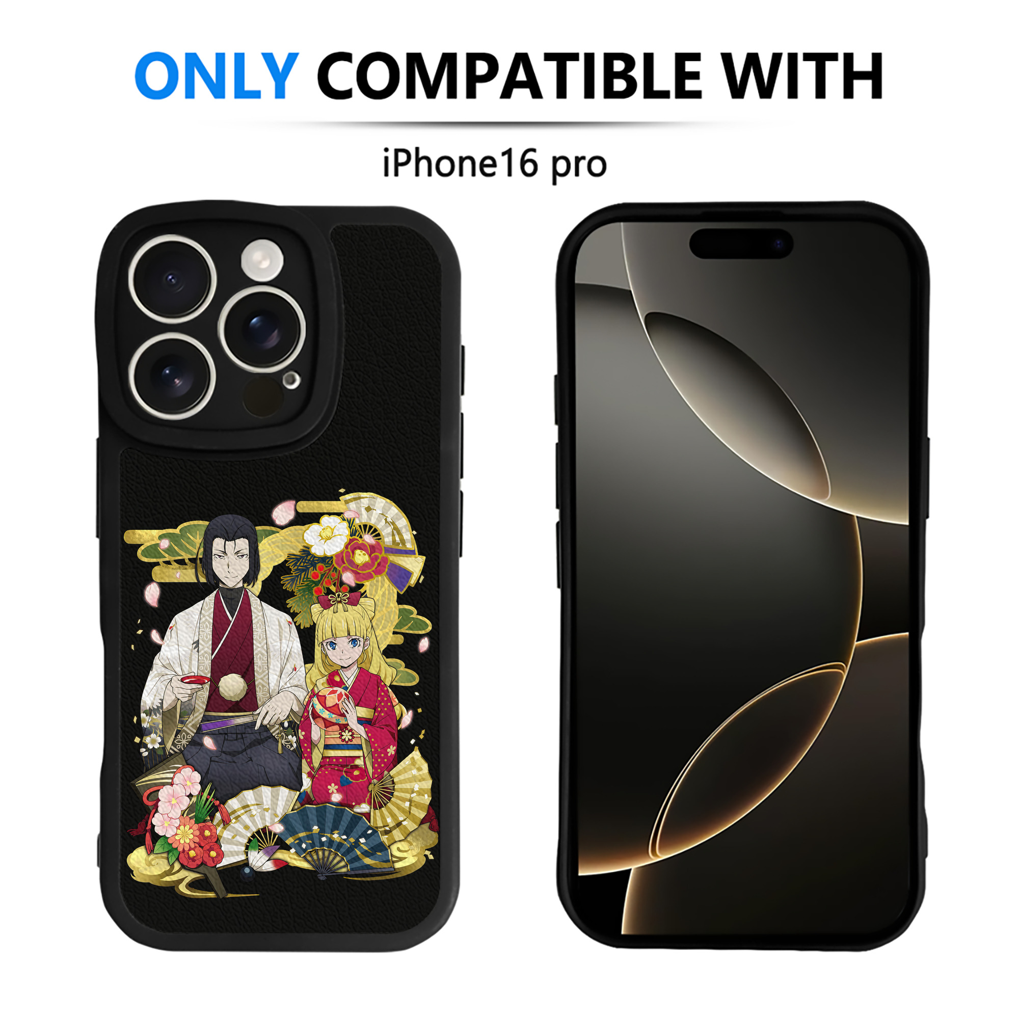 （画像用） 文豪ストレイドッグス Bungo Stray Dogs 【iPhone 16シリーズ対応】シリコンスマホケース（レザー調） 材質：シリコン